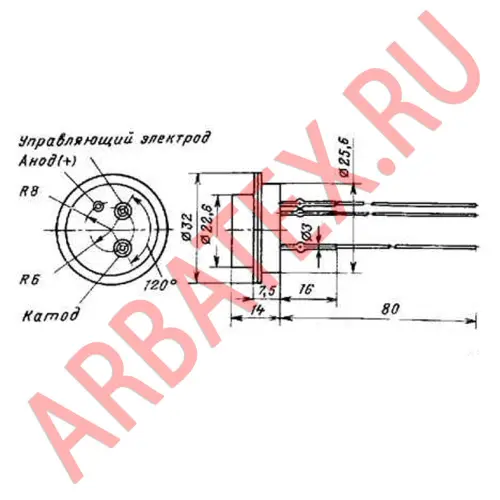 2У203Ж тиристор фото 2