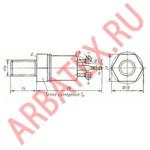 ТСО132-25-10 тиристор фото 3 ТСО132-25-10 тиристор фото 3