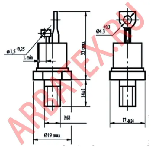 Т132-40-3 тиристор фото 3