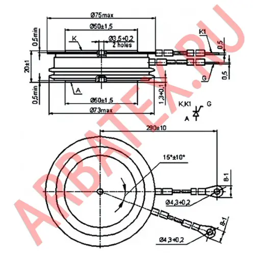 ТБ353-630-13 тиристор фото 3