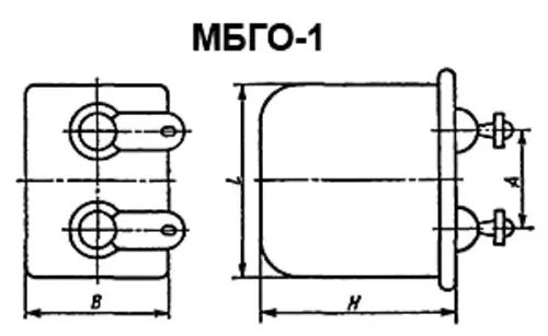 МБГО-1 630в 0.5 мкф фото 3