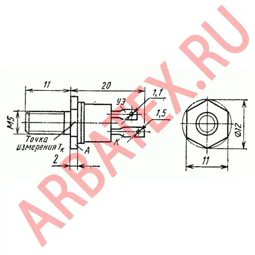2Т112-10-9 тиристор фото 3