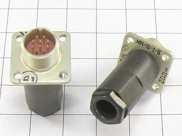 МР1-10-2В вилка с кожухом фото фото 2 МР1-10-2В вилка с кожухом Разъемы разное фото фото 2