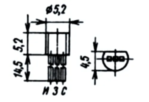 КП103ЖР транзистор фото 3 КП103ЖР транзистор фото 3