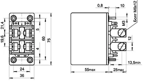 КНЕ-220 24В контактор фото 3