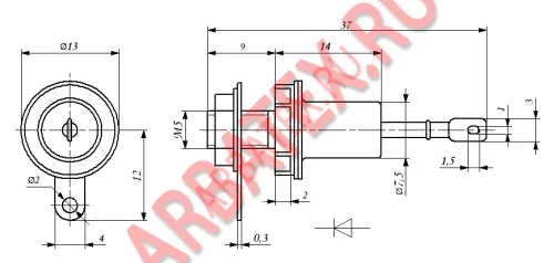 КД202Л диод фото 3