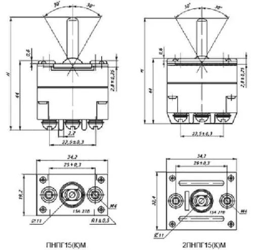 2ПНПГ-15КМ переключатель фото 3 2ПНПГ-15КМ переключатель фото 3