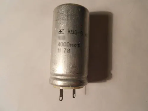 К50-6 10в 4000 мкф фото 2 К50-6 10в 4000 мкф фото 2